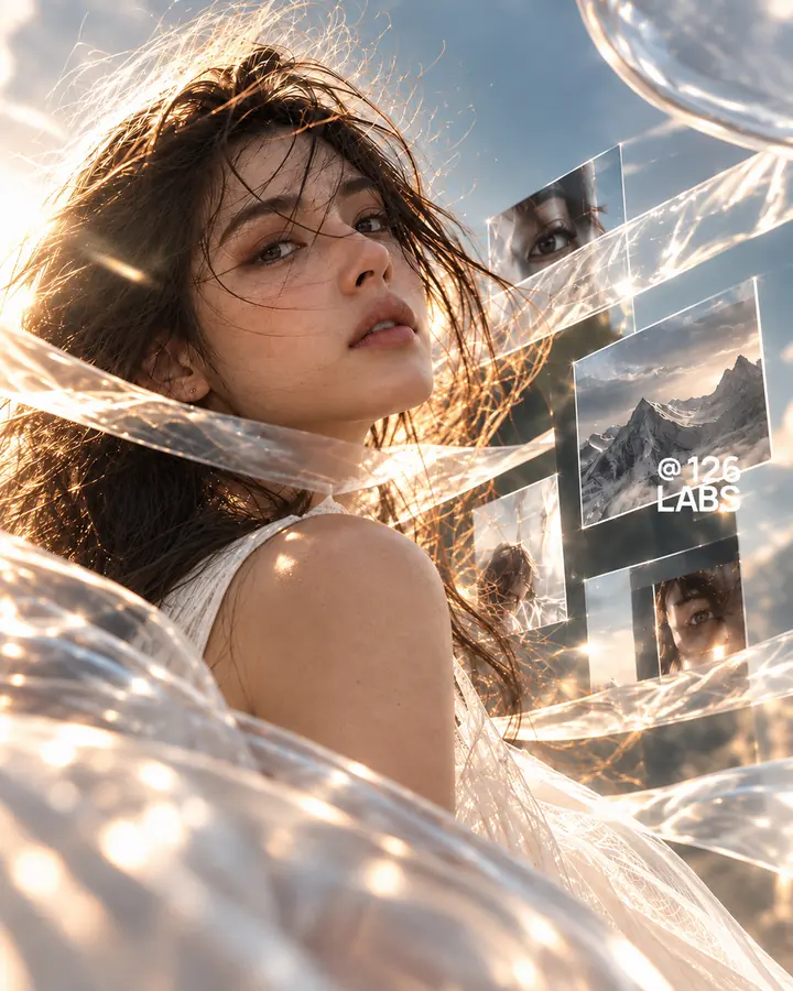 @126 LABS AI Beauty & Fashion Editorial production example