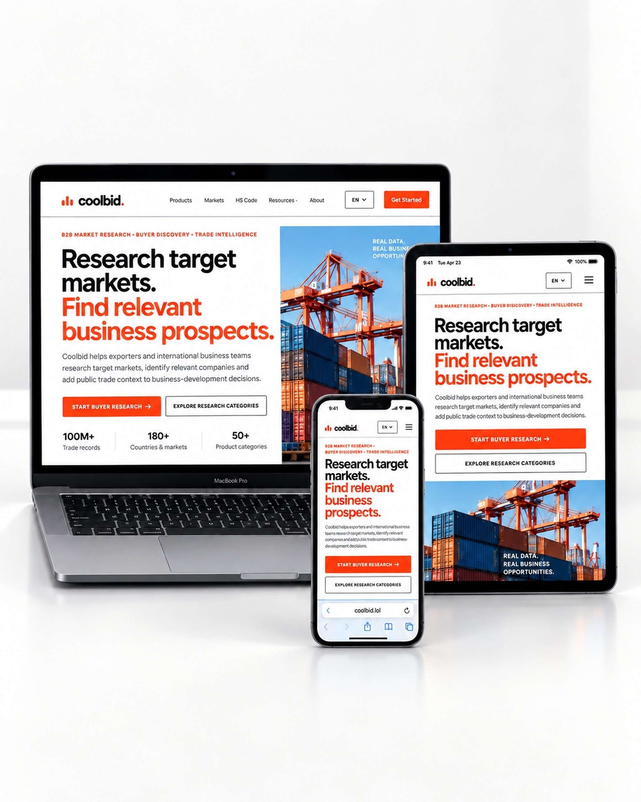 Coolbid — AI Trade Intelligence — primary case study visual